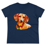 Dachshund 'Daisy' Women's Midweight Cotton Tee