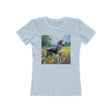 Bluetick Coonhound - Women's Slim Fit Ringspun Cotton Tee