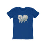 Japanese Spitz - Women's Slim Fit Ringspun Cotton Tee