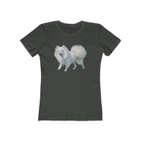 Japanese Spitz - Women's Slim Fit Ringspun Cotton Tee