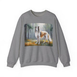 Borzoi 'Russian Wolfhound' Unisex 50/50 Crewneck Sweatshirt