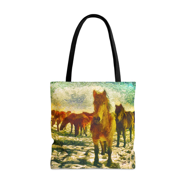 Winter Horse Team -  Tote Bag