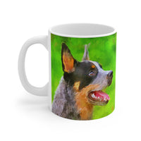 Blue Heeler - Australian Cattle Dog 'Percy' Ceramic Mug 11oz