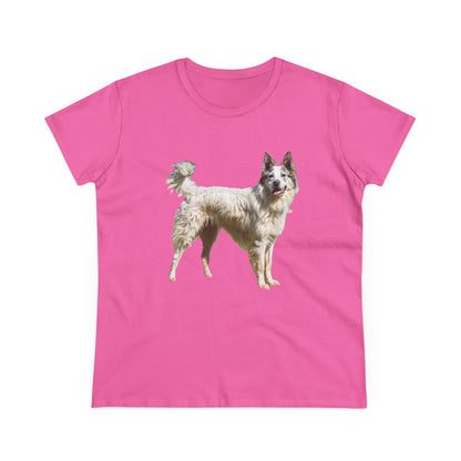 Pyrenean Shepherd  Women's Midweight Cotton Tee