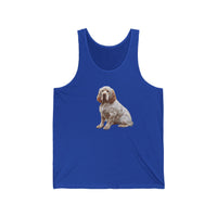 Clumber Spaniel Unisex Jersey Tank