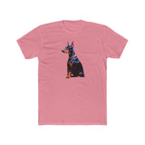 Doberman Pinscher #2  --  Men's Fitted Cotton Crew Tee