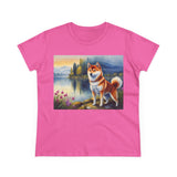 Shiba Inu Women's Midweight Cotton Tee