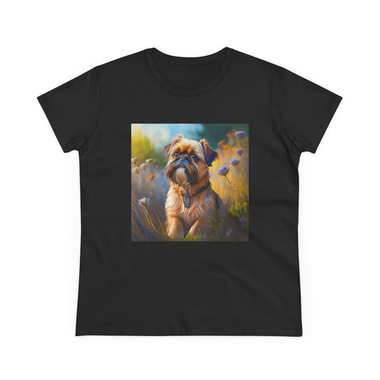 Brussels Griffon Women's Midweight Cotton Tee
