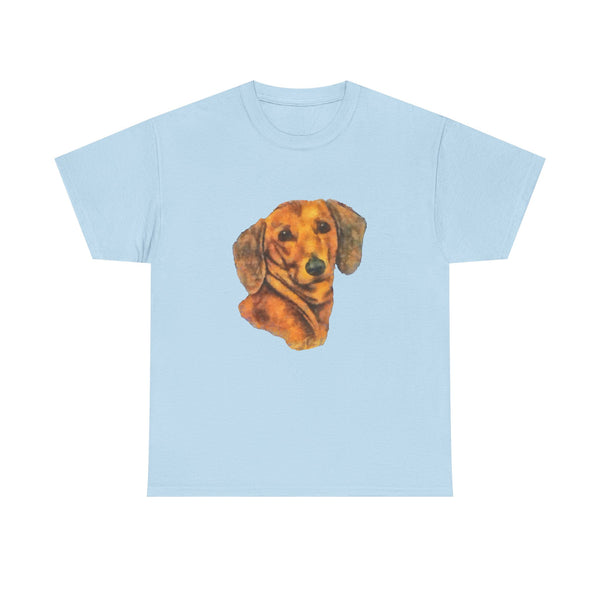 Dachshund 'Doxie #1' Unisex Heavy Cotton Tee