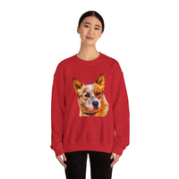 Red Heeler - Australian Cattle Dog - Unisex 50/50 Crewneck Sweatshirt
