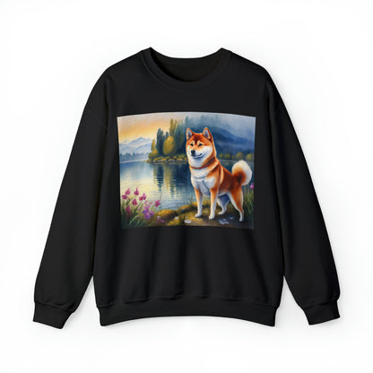 Shiba Inu Unisex 50/50 Crewneck Sweatshirt