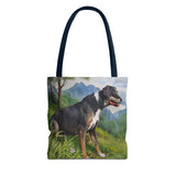 Mountain Cut - Polyester Tote Bag (AOP)