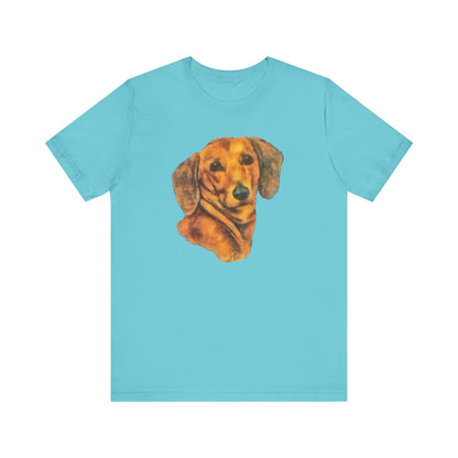 Dachshund 'Doxie 1' Unisex Jersey Short Sleeve Tee