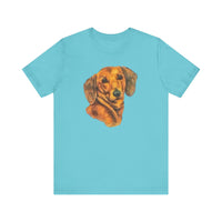 Dachshund 'Doxie 1' Unisex Jersey Short Sleeve Tee