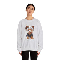 Yorkshire Terrier (Yorkie) 'Lupis' Unisex  50/50 Crewneck Sweatshirt