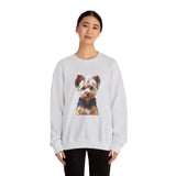 Yorkshire Terrier (Yorkie) 'Lupis' Unisex  50/50 Crewneck Sweatshirt