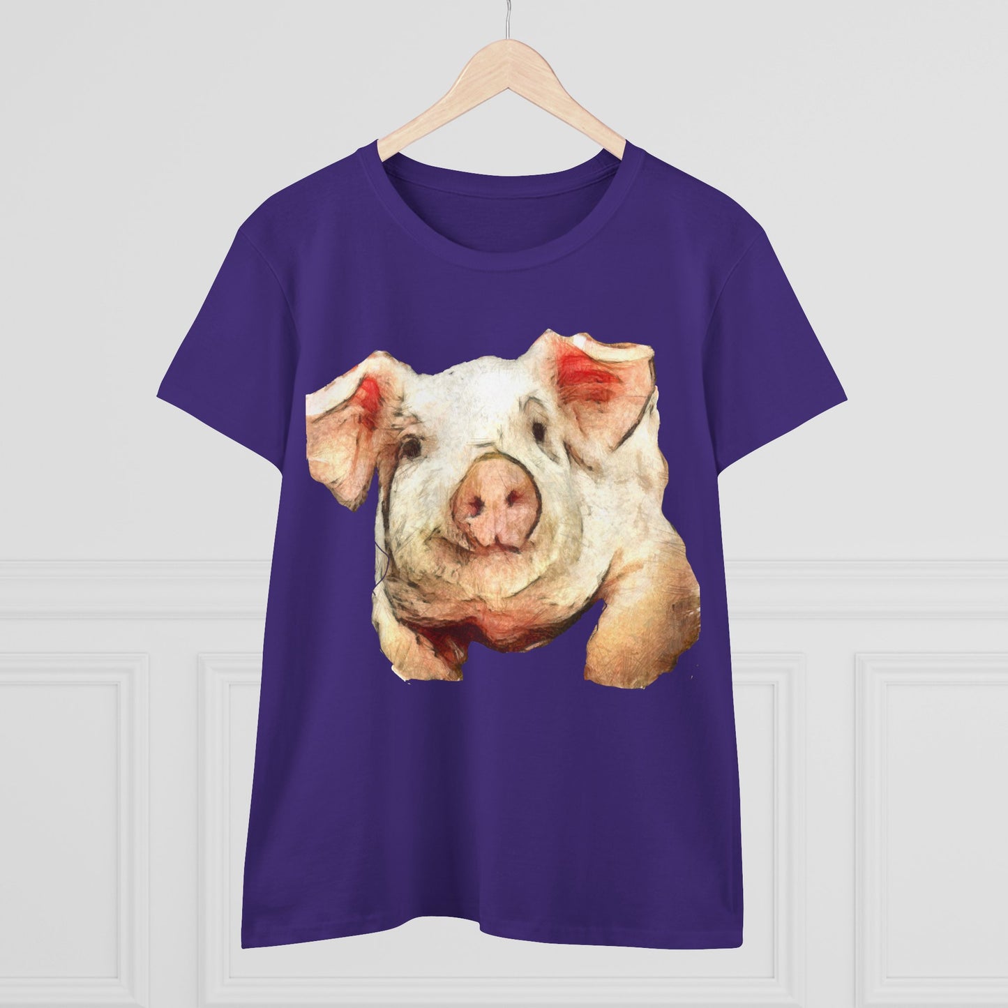Pig 'Petunia' Women's Midweight Cotton Tee
