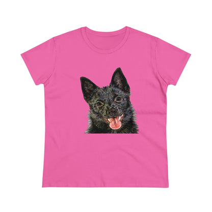 Schipperke Women's Midweight Cotton Tee