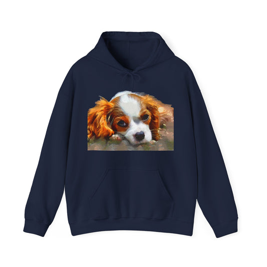 Cavalier King Charles Spaniel Puppy Unisex 50/50 Hoodie