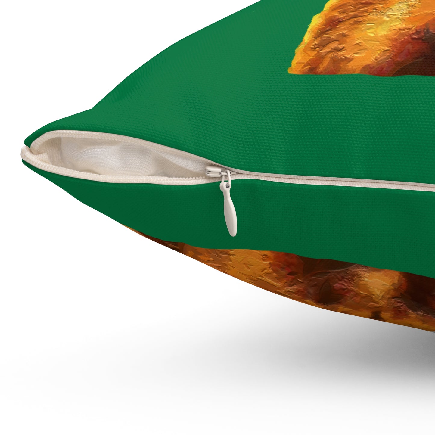 Irish Terrier 'Jocko' Spun Polyester Throw Pillow