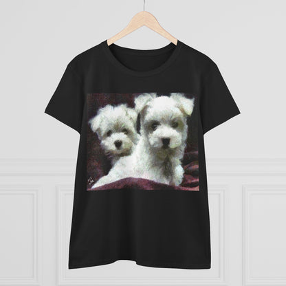 Maltese Women's Midweight Cotton Tee