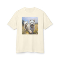 Cairn Terrier - Unisex Relaxed Fit Garment-Dyed Heavyweight Cotton Tee