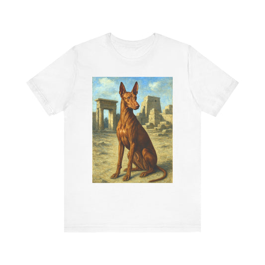 Egyptian Pharoh Hound - Unisex Jersey Short Sleeve Tee
