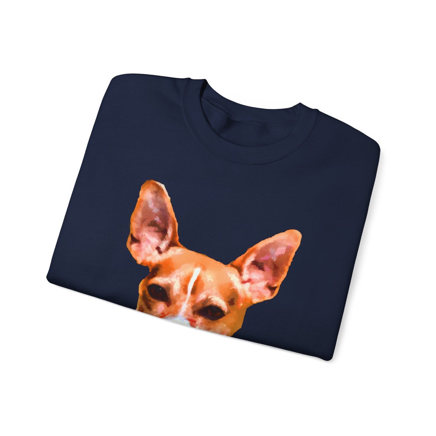 Rat Terrier Unisex 50/50 Crewneck Sweatshirt