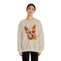 Red Heeler - Australian Cattle Dog - Unisex 50/50 Crewneck Sweatshirt