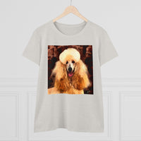 Poodle Women's Midweight Cotton Tee