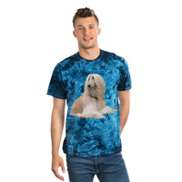 Afghan Hound Unisex Cotton Tie-Dye Tee