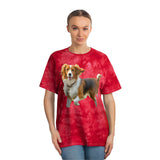 Nederlandse Kooikerhondje  - Tie-Dye Tee, Crystal