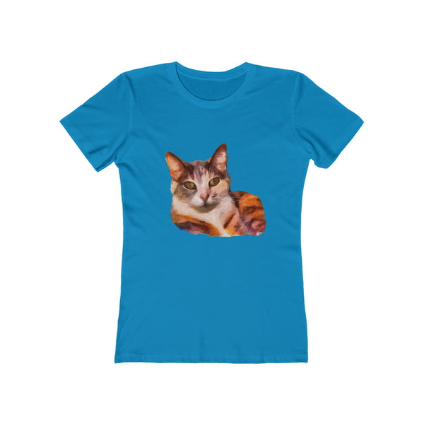 Smidget the Cat - Women's Slim Fit  Ringspun Cotton T-Shirt