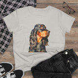 Gordon Setter 'Angus' Women's Midweight Cotton Tee