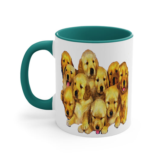 Golden Retriever Puppy Coffee Mug - 11oz Delight