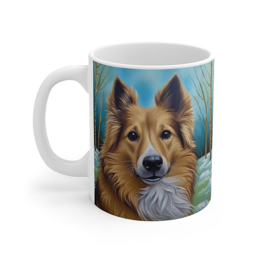 Icelandic Sheepdog Ceramic Mug 11oz