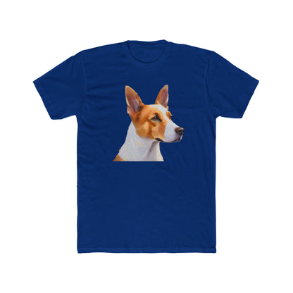 Canaan Dog of Israel - Men's Fitted Cotton Crew Tee