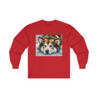 Malamute 'Eyak' Unisex Cotton Long Sleeve Tee