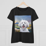 Coton de Tulear Women's Midweight Cotton Tee