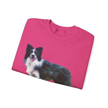 Border Collie 'Andrew' Unisex Crewneck Sweatshirt
