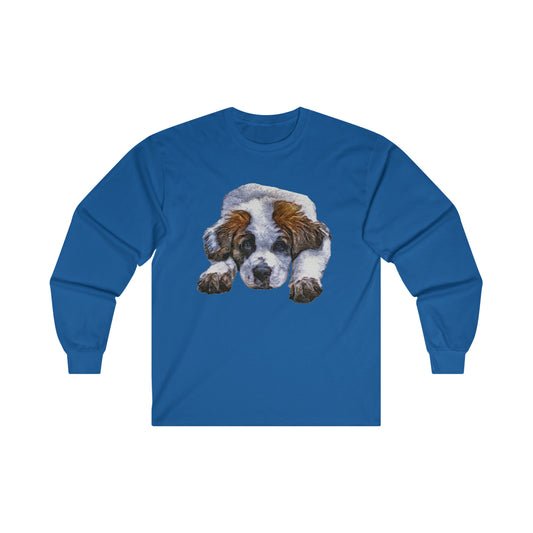 St. Bernard 'Son'Tuc' Unisex Cotton Long Sleeve Tee