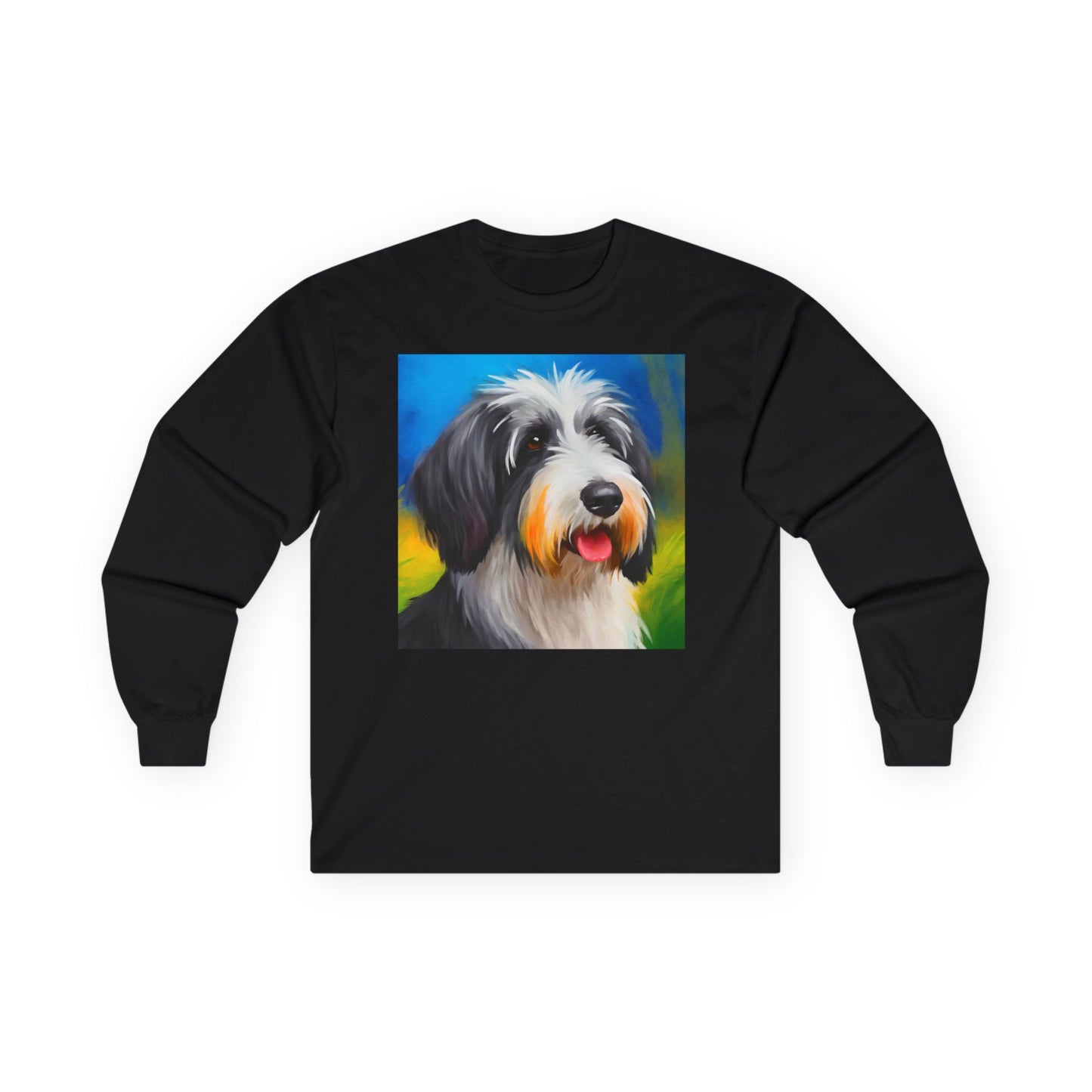 Polish Lowland Sheepdog Unisex Cotton Long Sleeve Tee