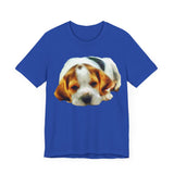 English Foxhound 'Sasha' Unisex Jersey Short Sleeve Tee