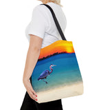 Blue Heron in Sunset -  Tote Bag