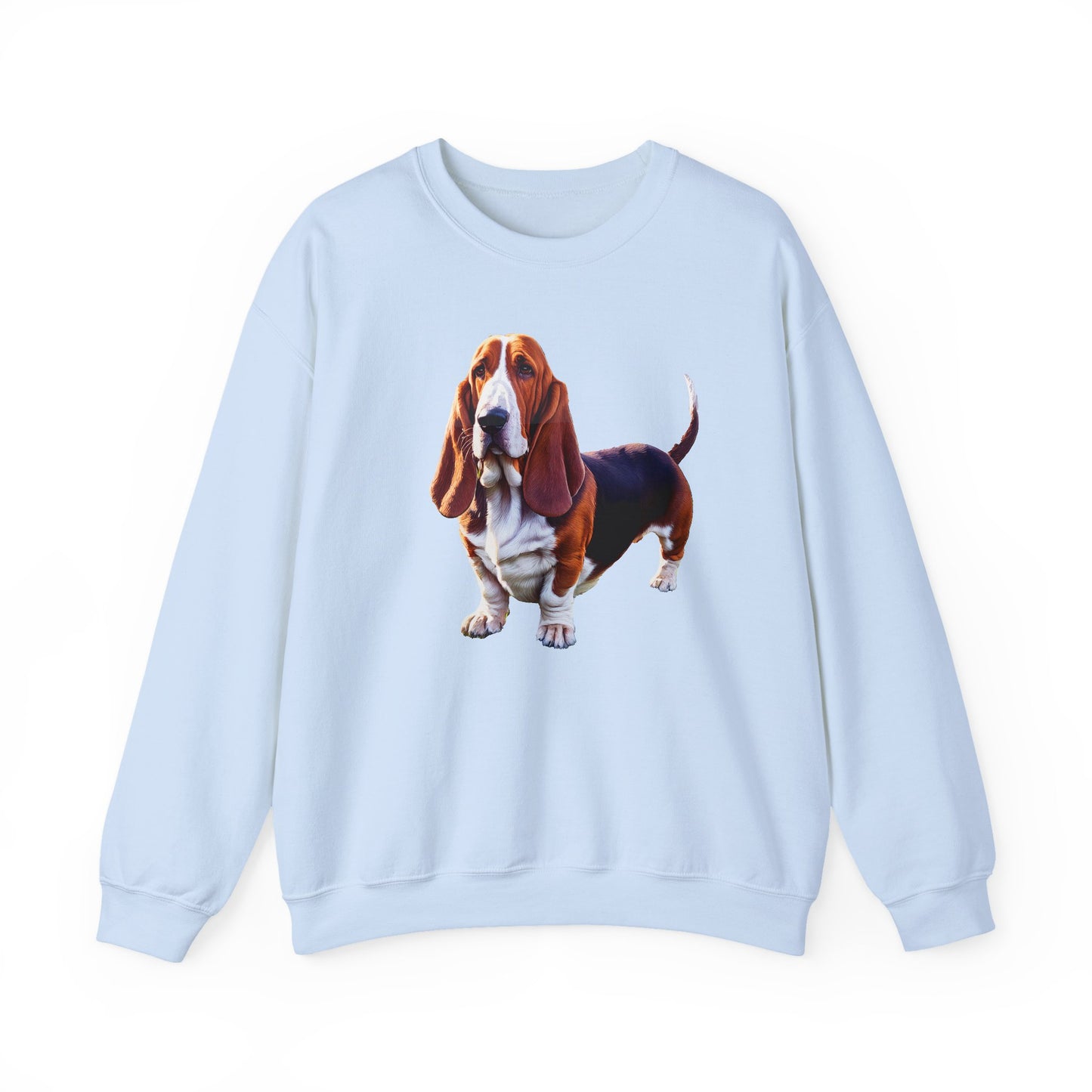 Basset Hound Unisex 50/50 Crewneck Sweatshirt