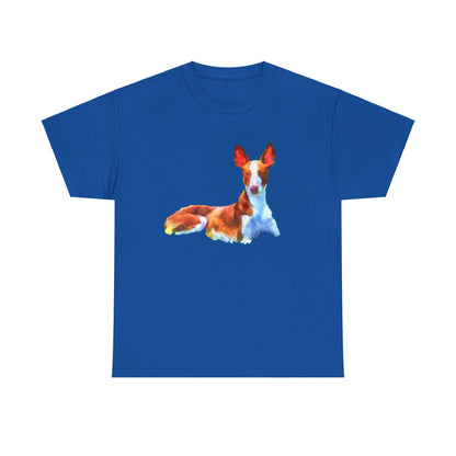Classic Ibizan Hound Unisex Heavy Cotton Tee