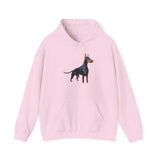 Doberman Pinscher #1 - Unisex 50/50 Hooded Sweatshirt