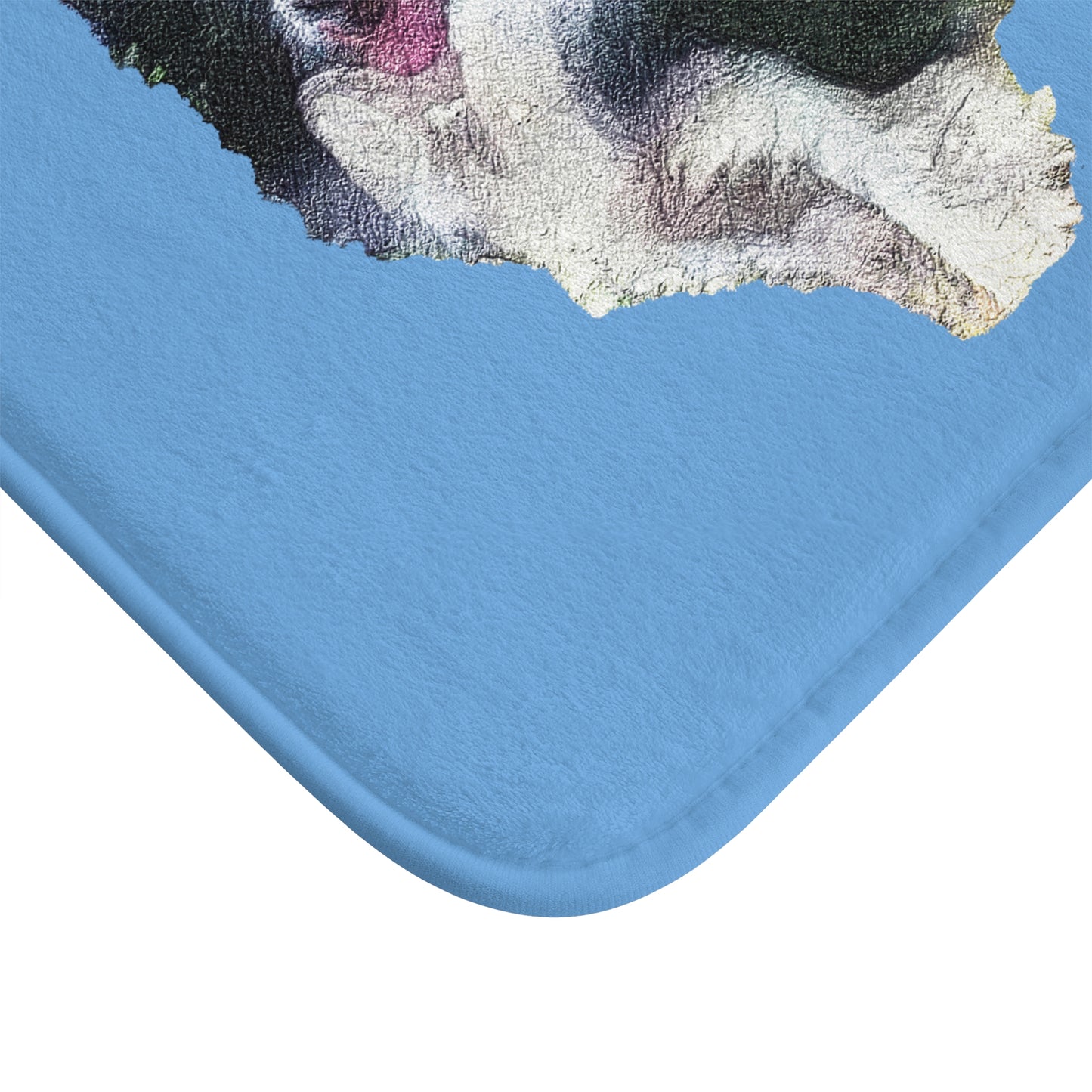 Border Collie '#1' Fine Art Bathroom Rug Mat