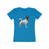 Japanese Terrier - Elegant Women's Slim Fit Ringspun Cotton Tee