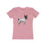 Japanese Terrier - Elegant Women's Slim Fit Ringspun Cotton Tee